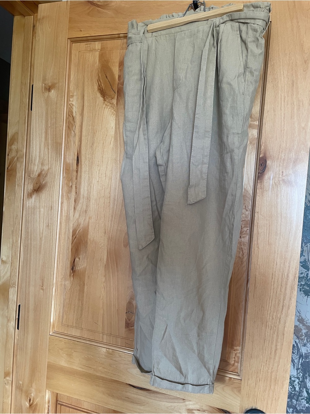 Lone Tree Beige Linen pants
